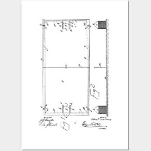 Water Polo Apparatus Vintage Patent Hand Drawing Posters and Art